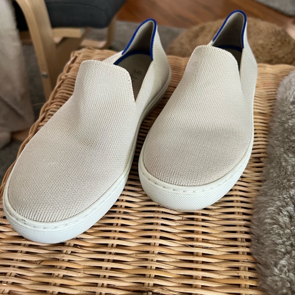 Rothy's Cream Loafers Slip-On Shoes